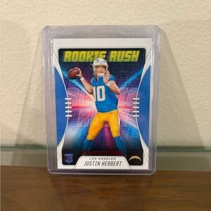 2020 Justin Herbert Rookie Rush RC – Los Angeles Chargers – Rookies & Stars